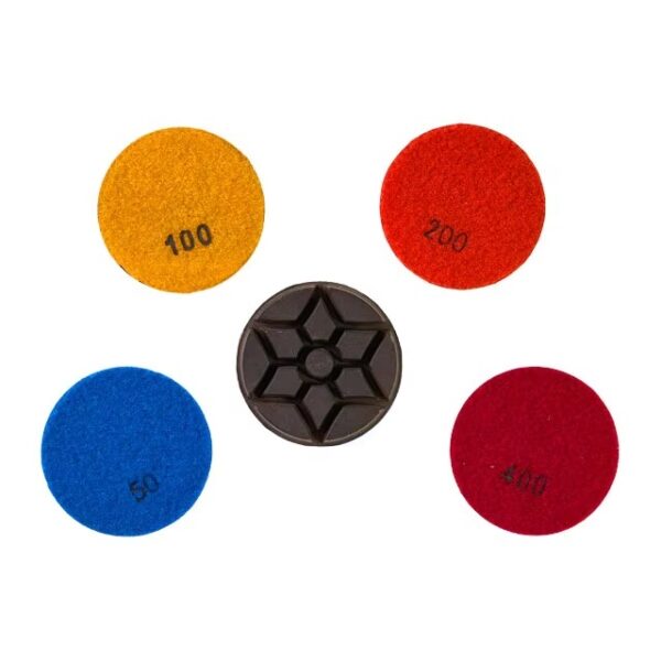 Floor Renovation Grinding Pads Resin Bond Diamond Dry Polishing Pads for concrete terrazzo floors HC-DPP-077 - Image 6