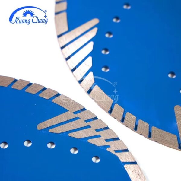 huangchang M14 Circular Turbo Triangle Corrugation Diamond Saw Blade Cutting Disc for Granite - Image 4