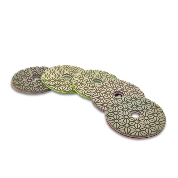 4 5 inch Dry wet Diamond Polishing Pads 3 steps polishing pads Diamond Granite Polishing Tool Marble  Grinding Pad Tools - Image 4