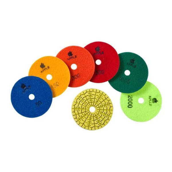 Polishing Pad Resin Wet Polishing Pads Durable Abrasive Tools For Marble, Granite, Stone - Image 6