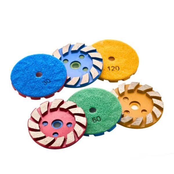 Huangchang High performance 4 inch D100mm sintered diamond concrete grinding tool flat wheel long life and durable - Image 2
