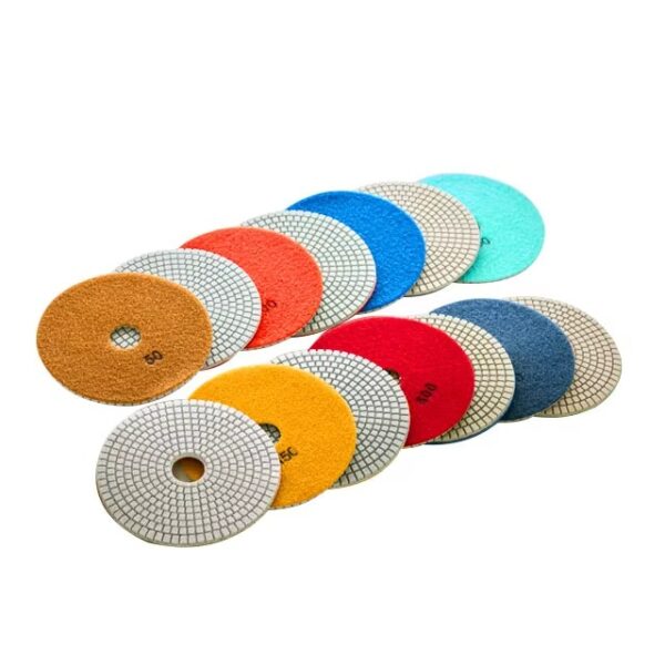 12.5cmMarble, granite, quartz, artificial stone special water grinding disc polishing prd - Image 2