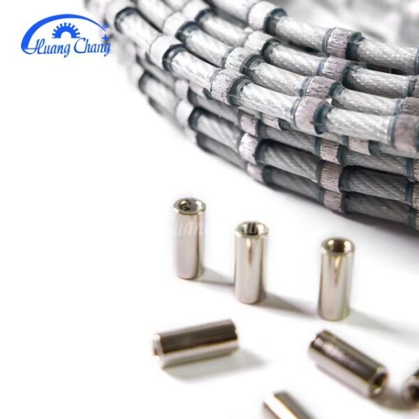 D9mm Electroplated Plastic Diamond Wire Saw 37 Beads Per Meter Wire Saw - Image 4