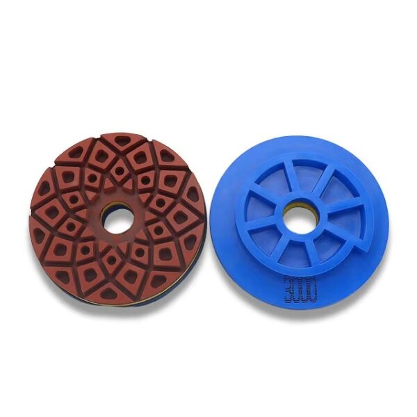 Floor Refurbishing Diamond Polishing Pads for Marble Concrete Floor Snail Lock Edge Polishing wheel - Image 2