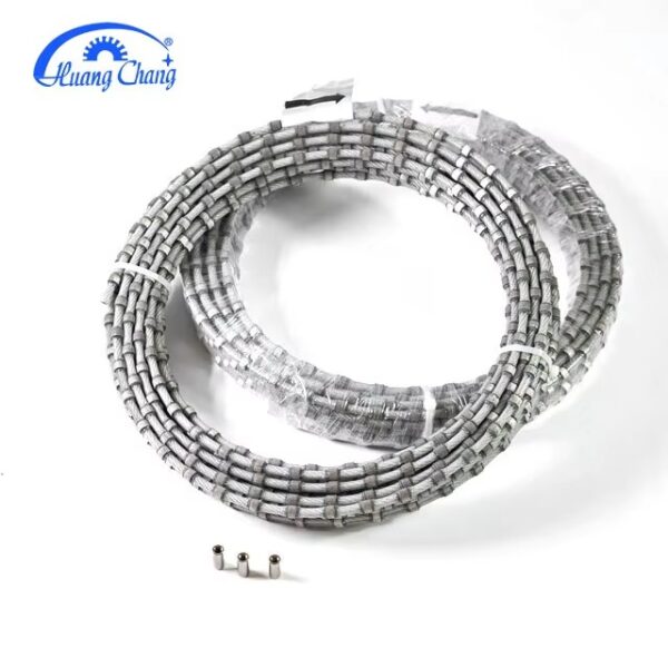 D9mm Electroplated Plastic Diamond Wire Saw 37 Beads Per Meter Wire Saw - Image 2