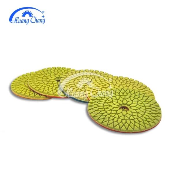 Marble Polishing Pads 4 Inch Diamond Polishing Pads for Granite Wet Flexible Polishing Pads - Image 4