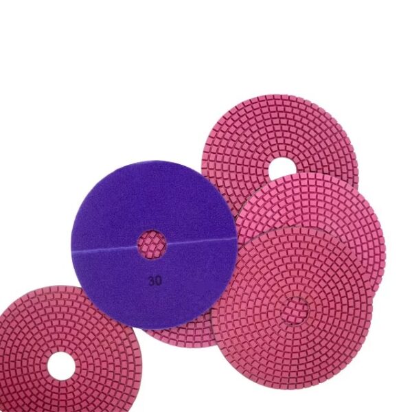 Diamond Wet or Dry Polishing Pads Flexible Diamond Abrasive Pads Resin Pads For Tiles Stone - Image 3