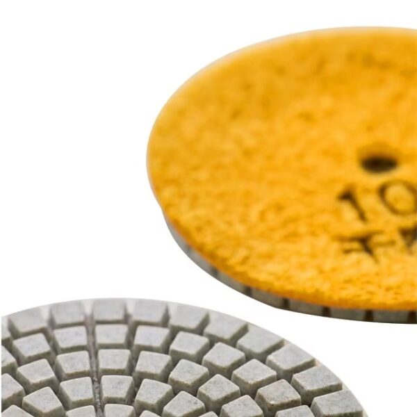 Diamond Wet Polishing Pads 4 Inch Pads Polisher with Hook & Loop Backing Holder Pads for Granite Stone  Marble 3mm - Image 4