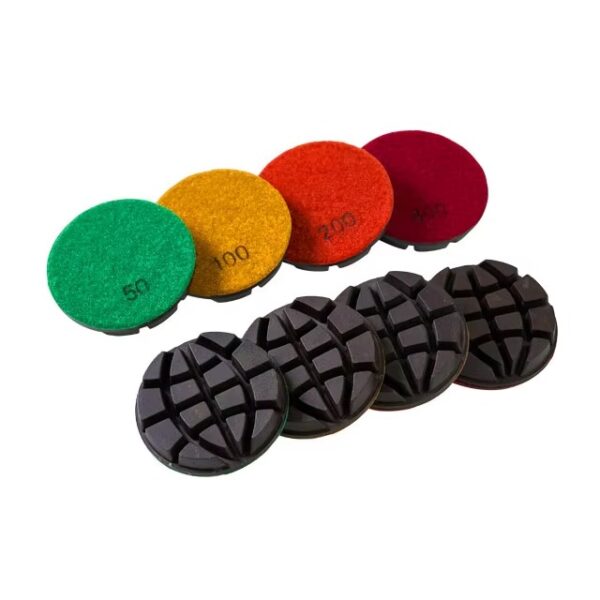 3 Step Dry And Wet Resin Diamond Polishing Pads Grinding Disc For Marble Granite And Concrete Floor - Image 2