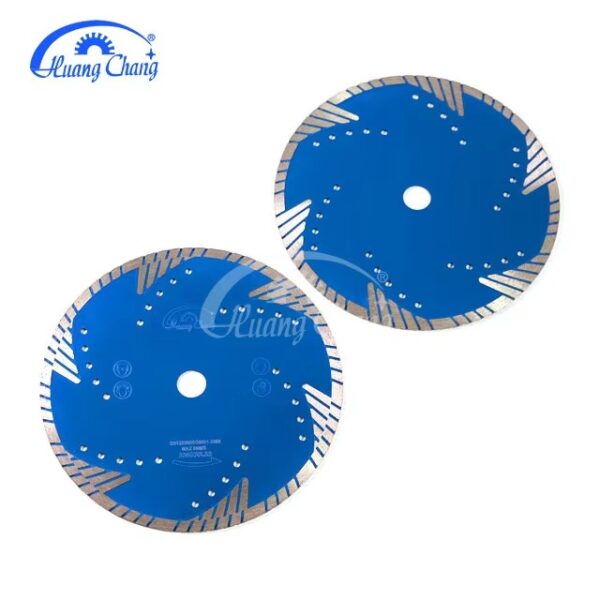huangchang M14 Circular Turbo Triangle Corrugation Diamond Saw Blade Cutting Disc for Granite - Image 2