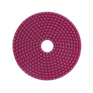 Purple marble, granite diamond polishing pad