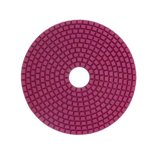 Purple marble, granite diamond polishing pad