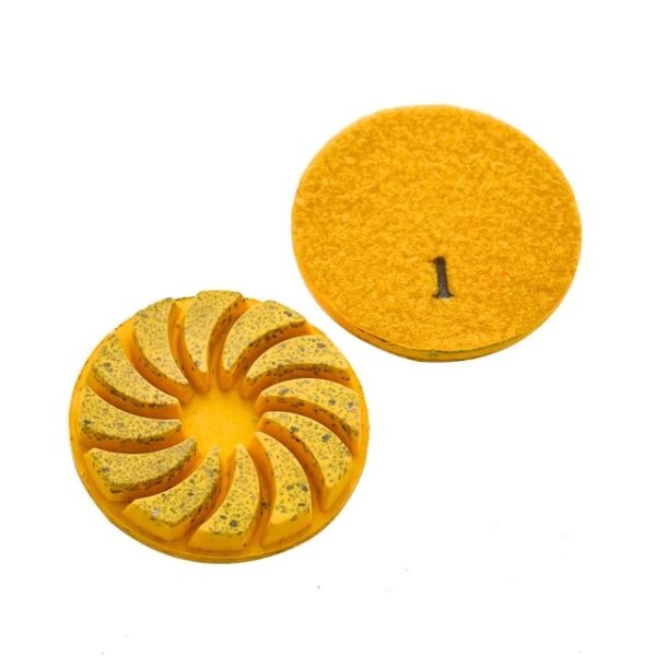 Spiral Wet Resin Bond Floor Marble Granite Terrazzo Limestone Polishing Pads Disc - Image 5