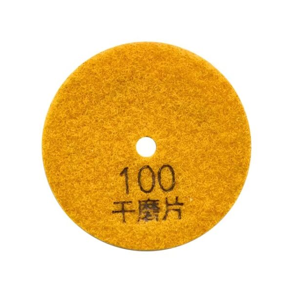 Diamond Wet Polishing Pads 4 Inch Pads Polisher with Hook & Loop Backing Holder Pads for Granite Stone  Marble 3mm - Image 6