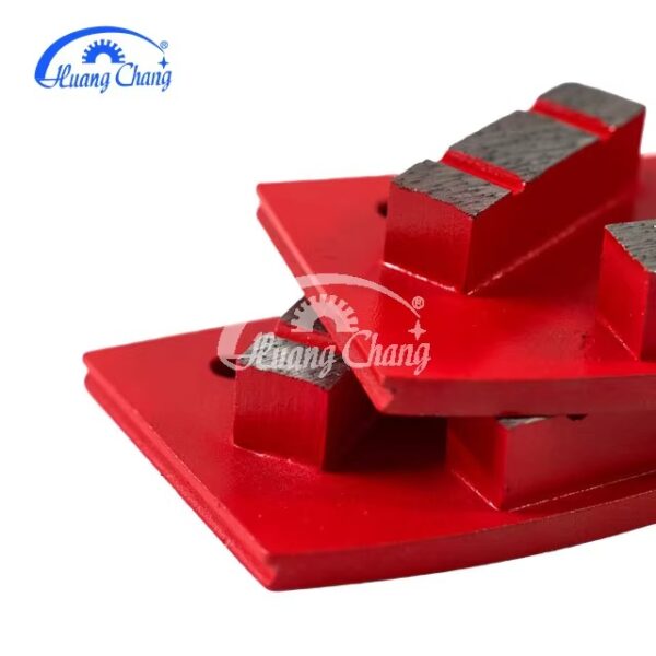Huangchang Double Bar Segments concrete grinding tool for Lavina X-Series Concrete Grinder - Image 3
