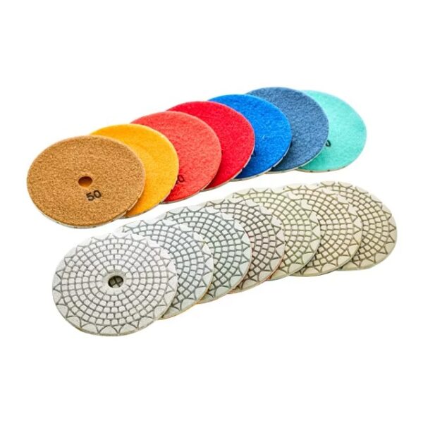 4IN -10cmMarble, granite, quartz, artificial stone, fossils Wet polishing discs - Image 5