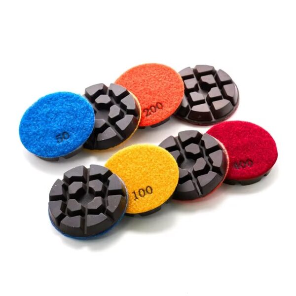 Diamond resin bond and hybrid wet dry polishing pads and grinding disc for concrete floor with - Image 6
