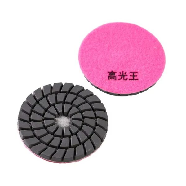 4cm marble granite concrete floor renovation with super gloss polishing pad HC-DPP-083 - Image 3