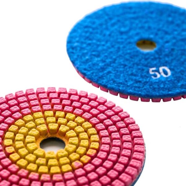 The two colors Diamond Wet Polishing Pad Triangle Granite Marble Stone Polishing Granite Polishing Pad - Image 4