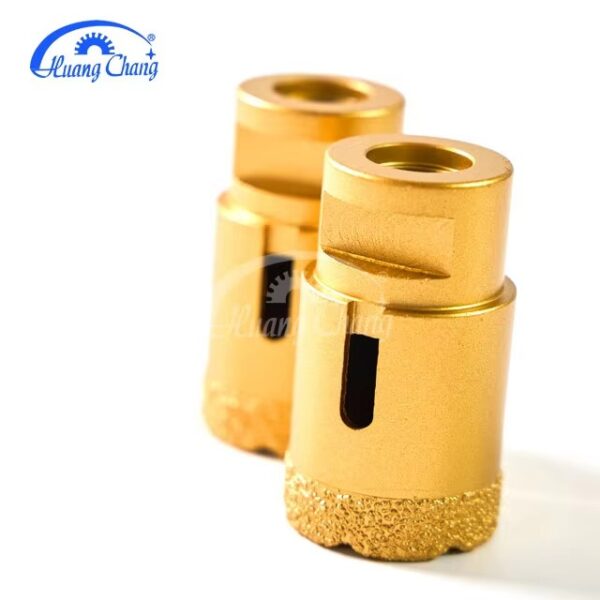 Customized Diamond Core Drill Bits M14 Threading Vacuum Brazed Diamond Hole Saw Kit Hole Saw Drill Bit - Image 5