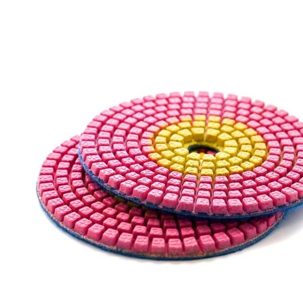 The two colors Diamond Wet Polishing Pad Triangle Granite Marble Stone Polishing Granite Polishing Pad - Image 5