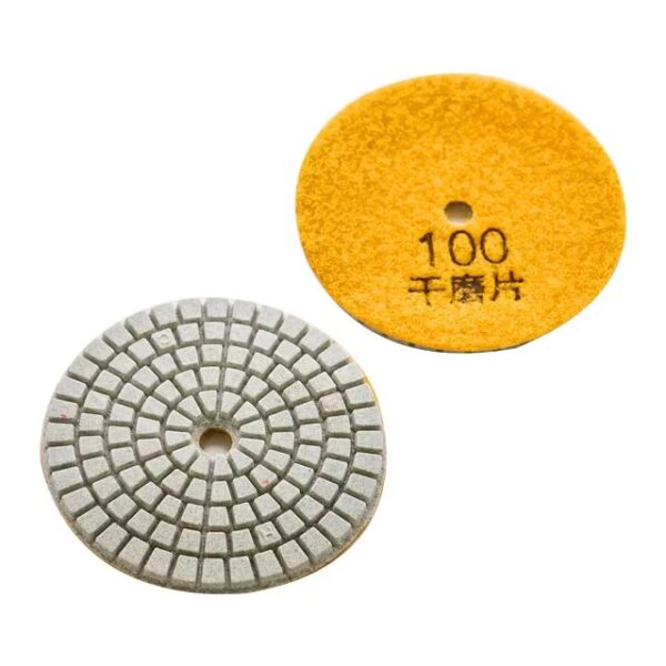 Diamond Wet Polishing Pads 4 Inch Pads Polisher with Hook & Loop Backing Holder Pads for Granite Stone  Marble 3mm - Image 5