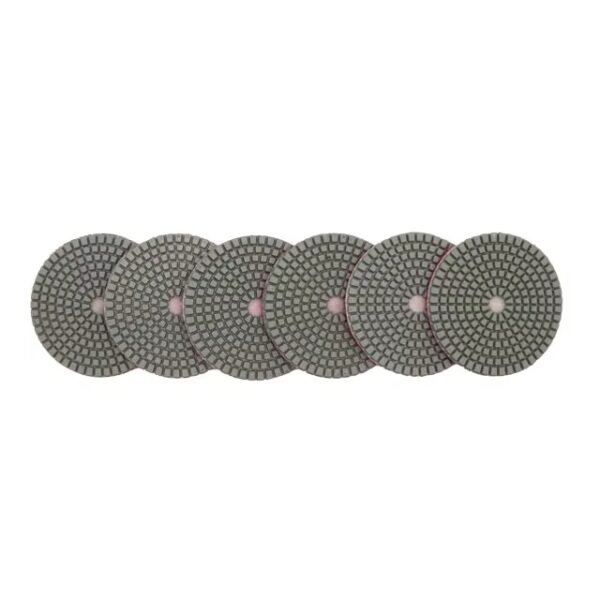 Hot selling resina hand granite floor quartz marble stone diamond 5 inch dry polishing pads for cncrete floor - Image 3