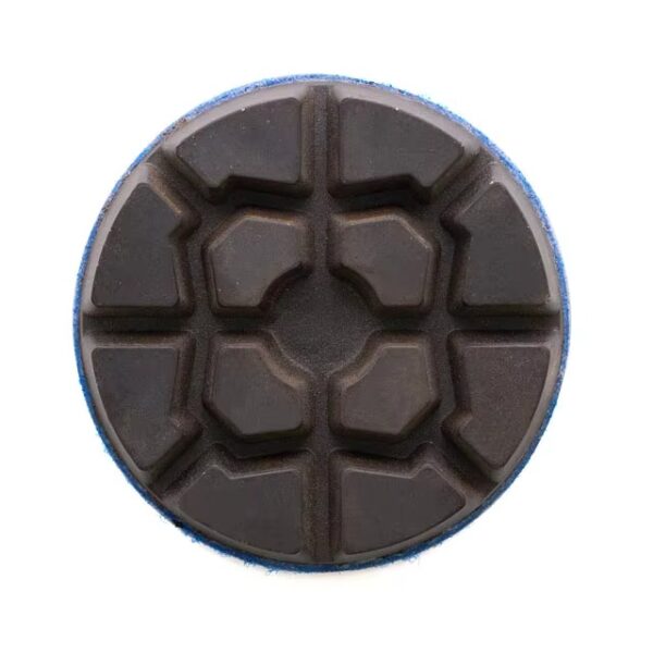 Diamond resin bond and hybrid wet dry polishing pads and grinding disc for concrete floor with