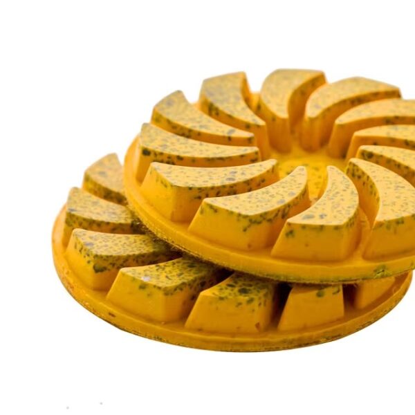 Spiral Wet Resin Bond Floor Marble Granite Terrazzo Limestone Polishing Pads Disc - Image 3
