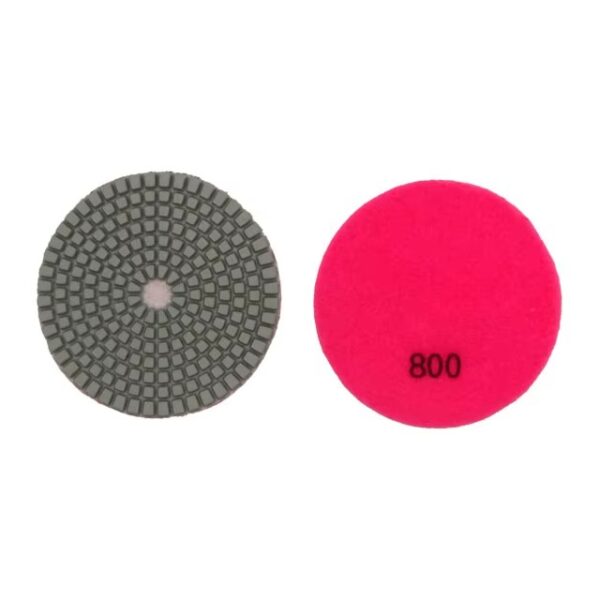 Hot selling resina hand granite floor quartz marble stone diamond 5 inch dry polishing pads for cncrete floor - Image 5