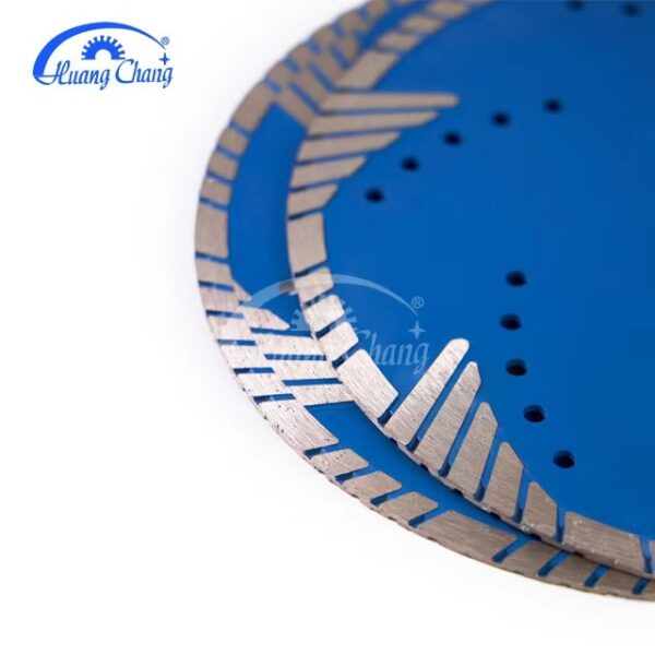 huangchang M14 Circular Turbo Triangle Corrugation Diamond Saw Blade Cutting Disc for Granite - Image 5
