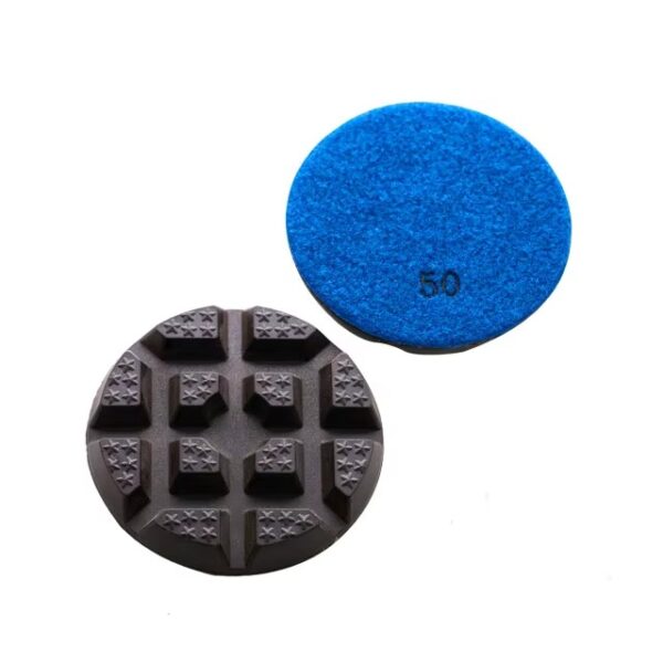 3IN Customizable OEM Diamond Floor Polishing Pads Dry Polishing Sanding for Concrete Grinding Granite Buff Grit Backing Pads