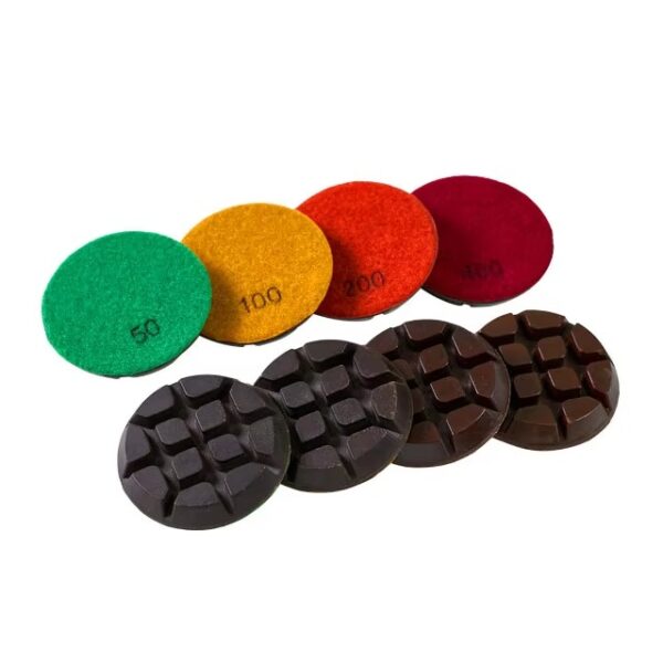 6mm Working thickness diamond abrasive tool 100mm floor polishing pads for quartz polishing - Image 2