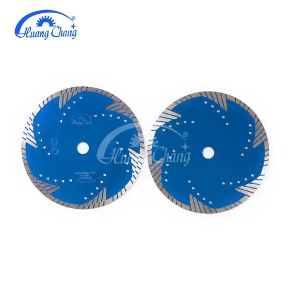 huangchang M14 Circular Turbo Triangle Corrugation Diamond Saw Blade Cutting Disc for Granite - Image 3