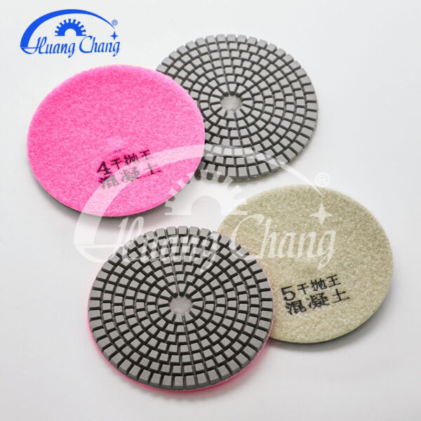 3inch dry diamond polishing pads for concrete abrasive tool hc cpp 0001 3