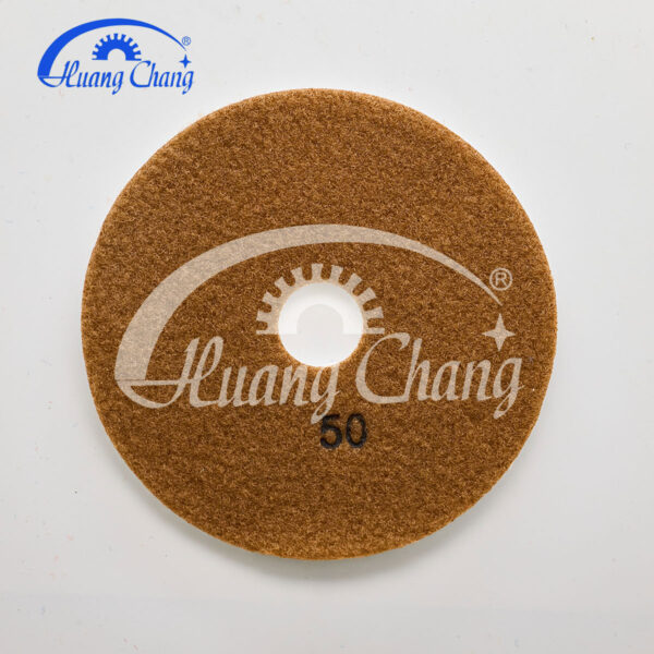 100mm(4inch) wet white diamond polishing pads marble hc spp 0009