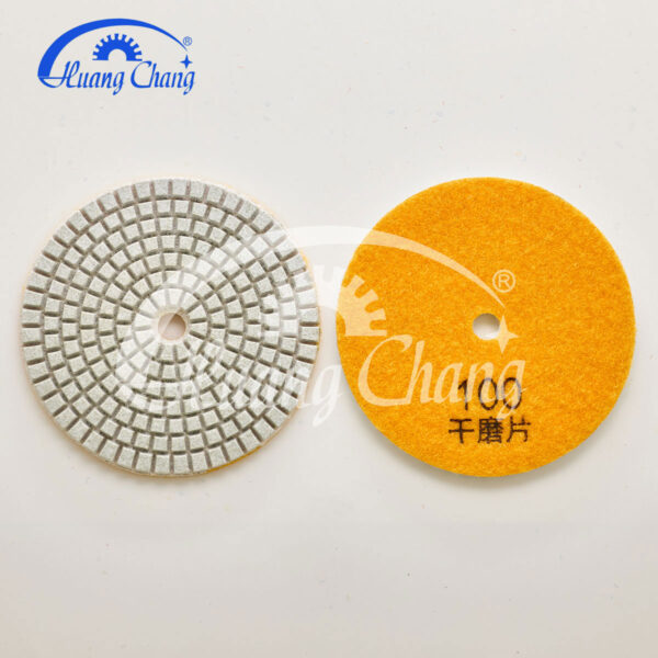 white dry stone granite diamond polishing pads hc spp 0015