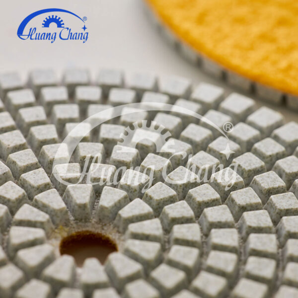 white dry stone granite diamond polishing pads hc spp 0015