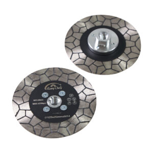 diamond saw blade mesh double sided cutting grinding disc with flange