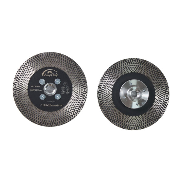 saw blade hexgonal double sided ceramic marble cutting grinding disc with flange (復(fù)制)
